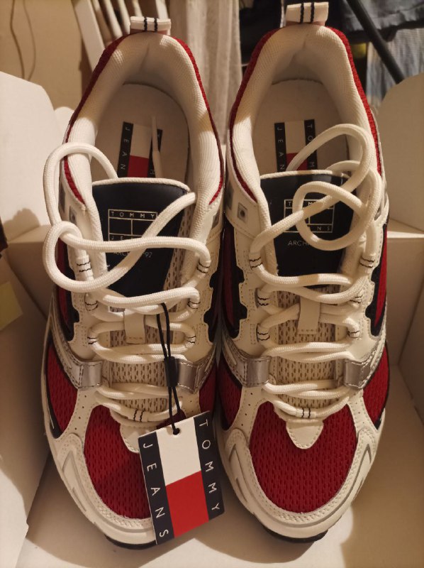 Кроссовки Tommy Hilfiger Archive 97 красные размер 41 3