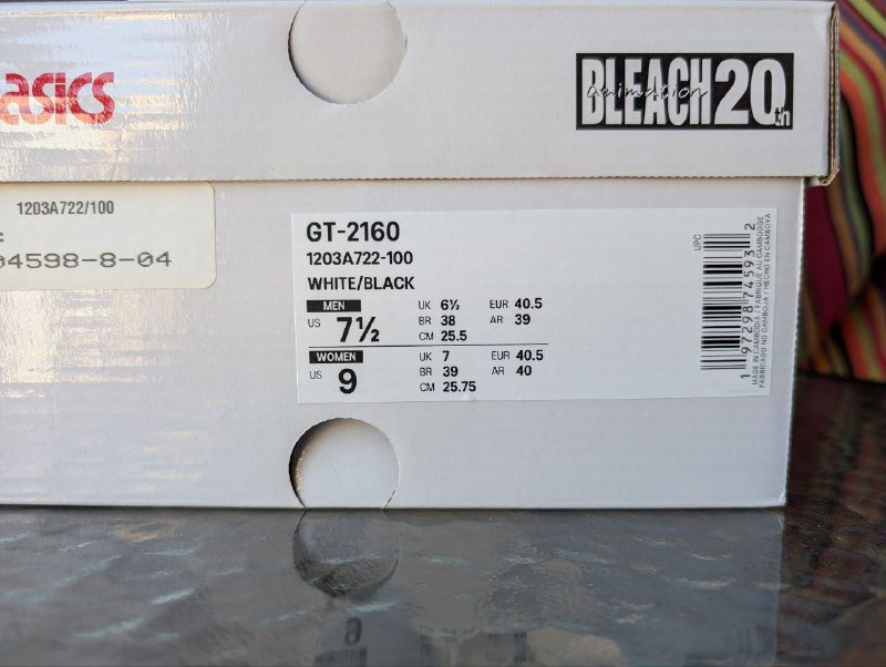 Кроссовки ASICS GT-2160 Bleach Ichigo Kurosaki 6