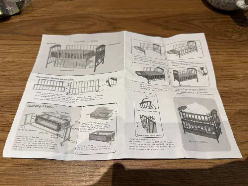 Детская кроватка с матрасом 3