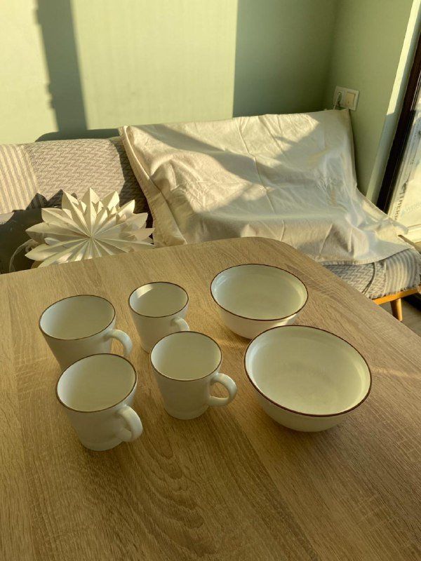 Набор чашек и тарелок 2