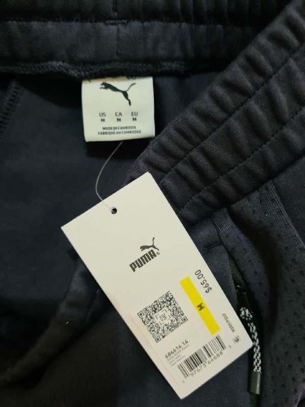 Спортивные брюки PUMA мужские новые темно-синие M 4