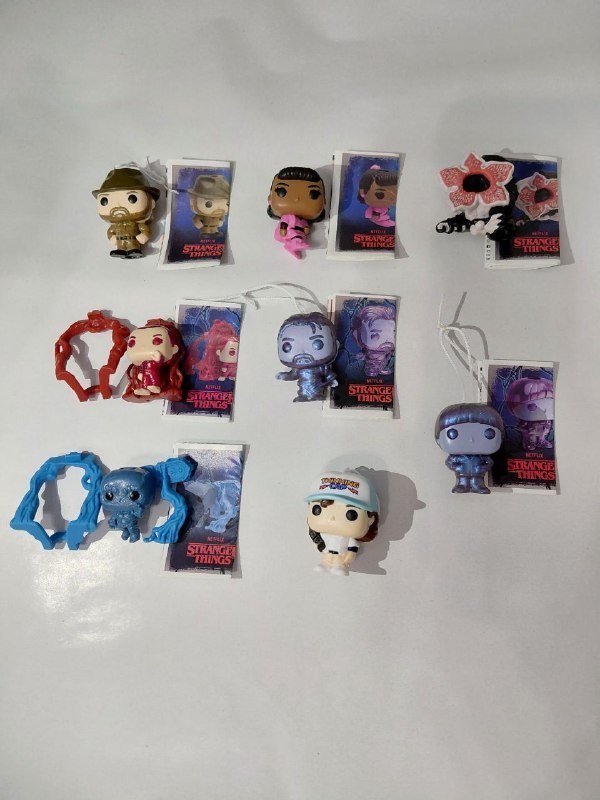 Фигурки ОСД Уилл, Демогорган, Хоппер, Одинадцать, Дастин, Нэнси, Векна