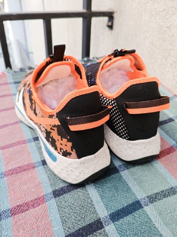 Кроссовки NIKE PG 4 Digi Camo Total Orange 3