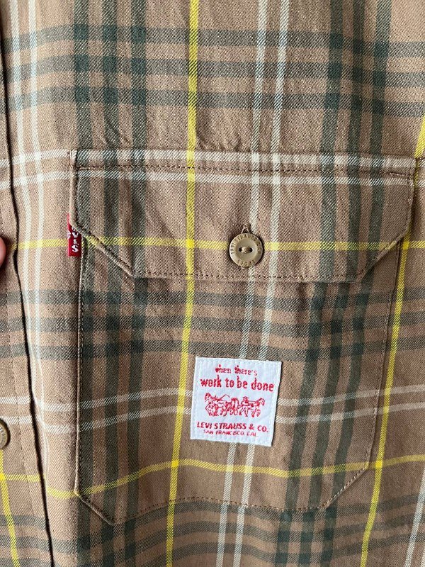 Мужская рубашка Levis Worker размер M 3