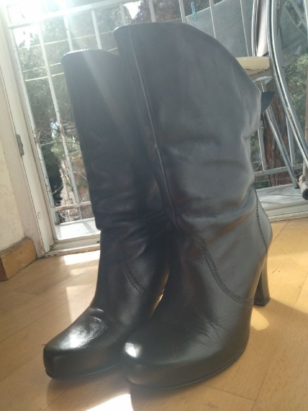 Кожаные сапоги, Лоферы женские