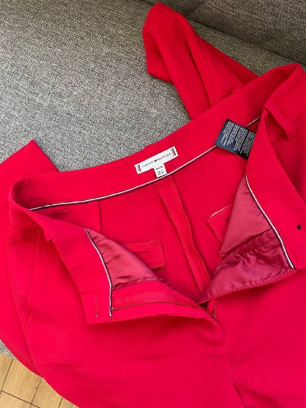 Сатиновое миди-платье, Оригинальные брюки Tommy Hilfiger 7