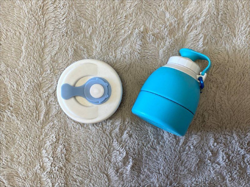 Складной силиконовый термостойкий стакан и бутылка