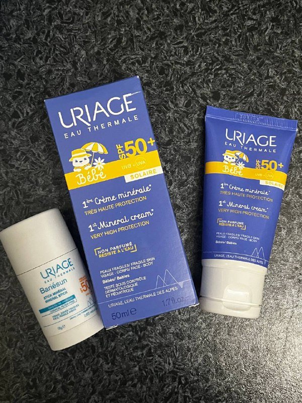 Солнцезащитные крема и стик Uriage SPF 50+