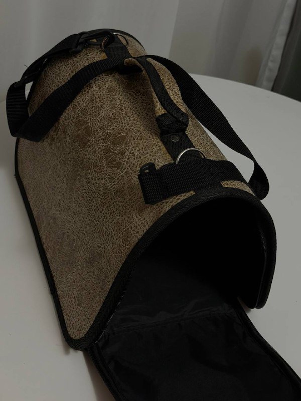 Кожаная переноска для кошек и собак до 3-4 кг 3