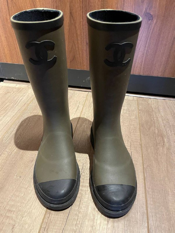 Резиновые сапоги Chanel, размер 36 1