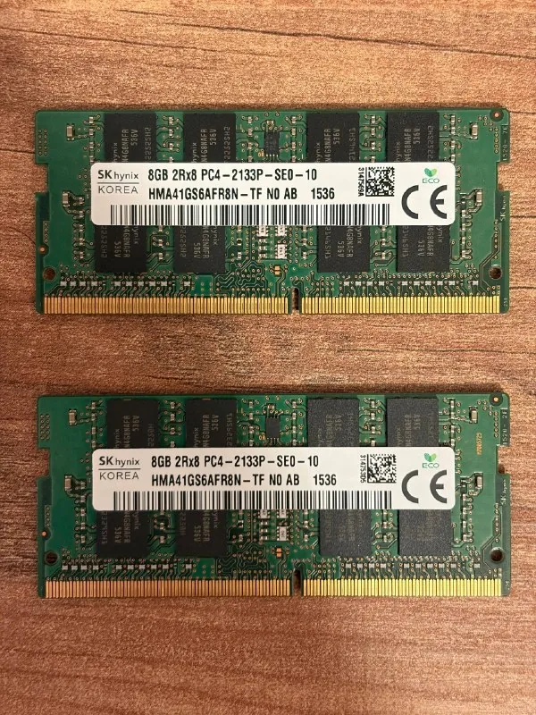Hynix DDR4 8GB 2133 MHz x2 Laptop Memory