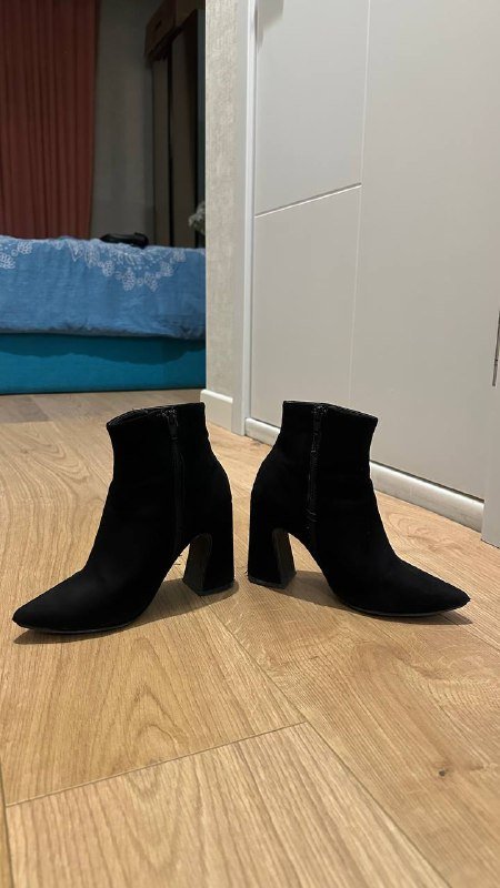 Ботильоны женские натуральная замша 35 размер 2