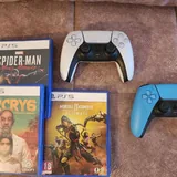 PS5 Slim Disc, 2 DualSense, Far Cry 6, Spider-Man, Mortal Kombat 11 2