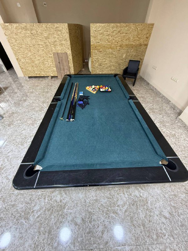 Бильярдный стол мраморный с инвентарем 5