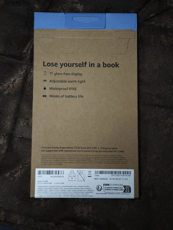 Kindle Paperwhite последнего поколения Gen 12 2