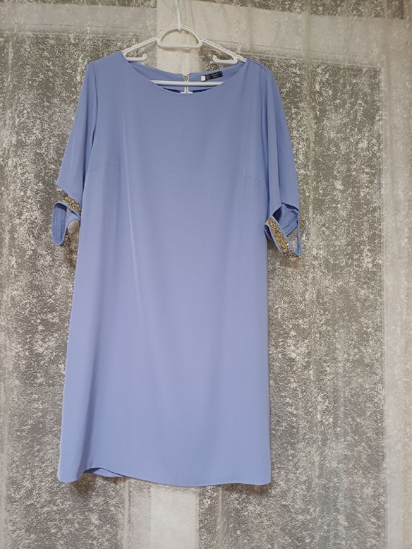 Пиджак чёрный джинсовый, платье 48-50, шарф новый 4