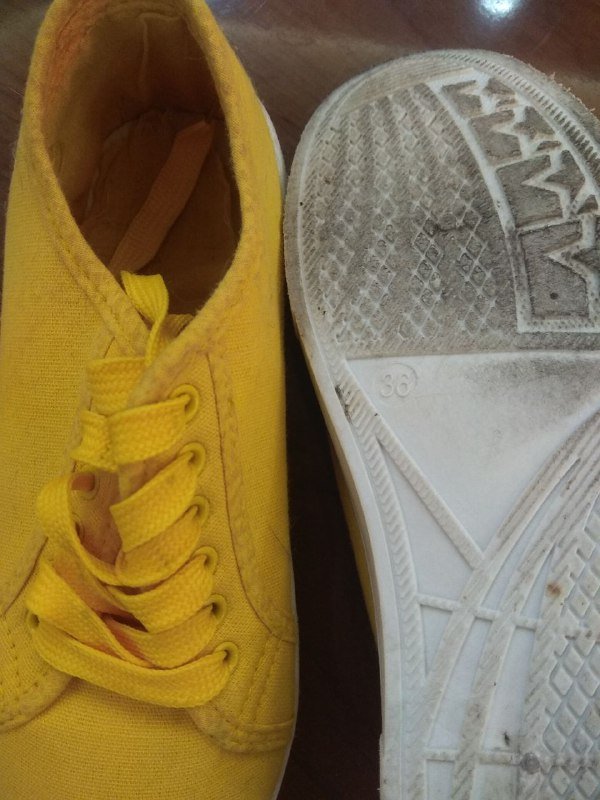 Жёлтые кеды размер 36 4