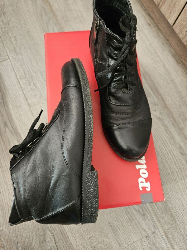 Полуботинки из натуральной кожи, размер 37 2