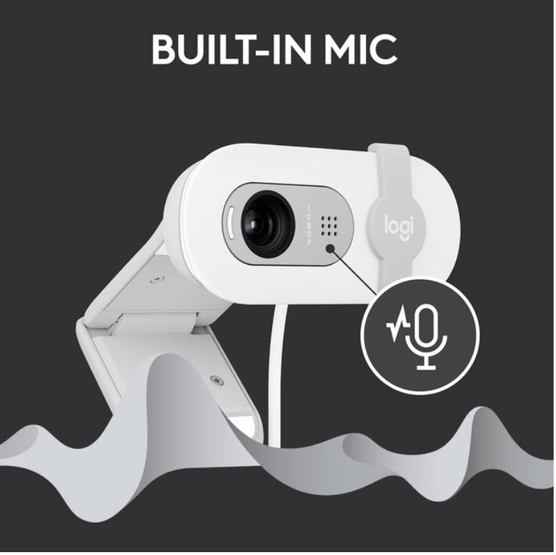 Веб-камера Logitech Brio 100 Full HD Off-White 2