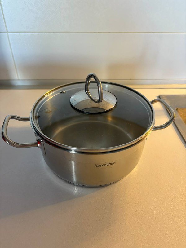 Кухонные весы Bergen, набор мисок, кастрюля Hascevher 3