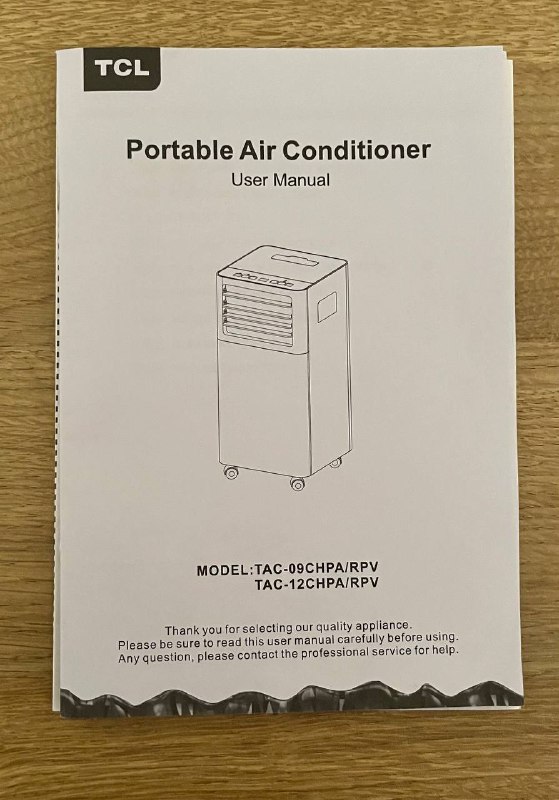 Портативный кондиционер TCL TAC-12CHPA/RPV 9