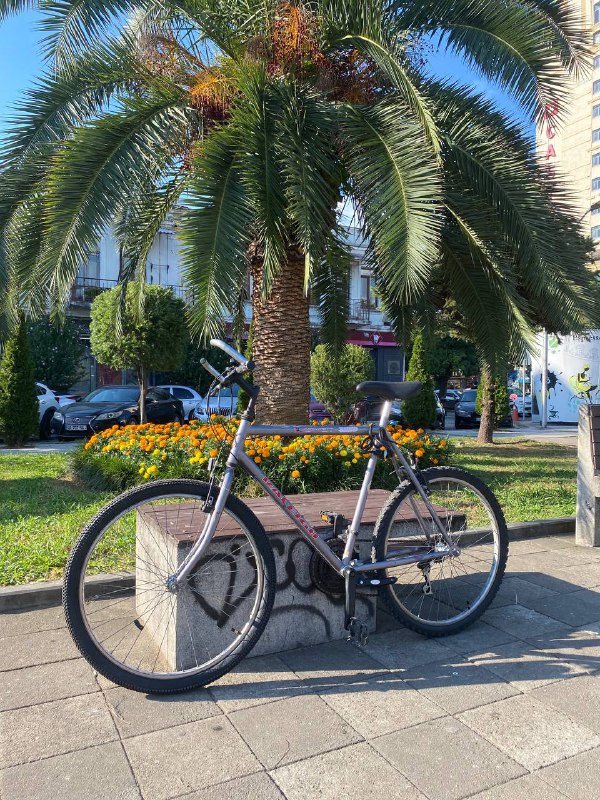 Велосипед Raleigh с колесами 26 и фурнитурой Shimano