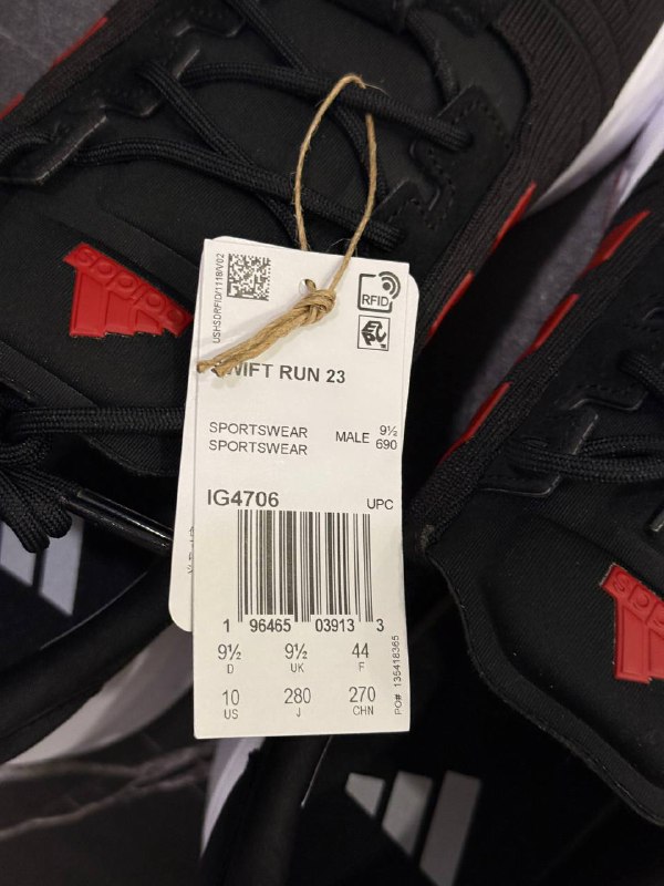 Мужские кроссовки Adidas, размер 43 6