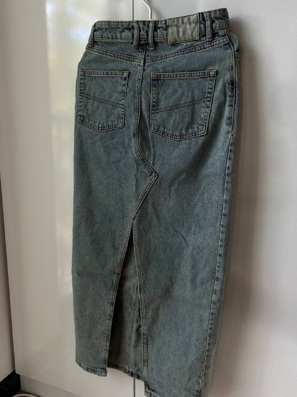 джинсовая юбка чёрная SELA, джинсовая юбка голубая Collusion 5