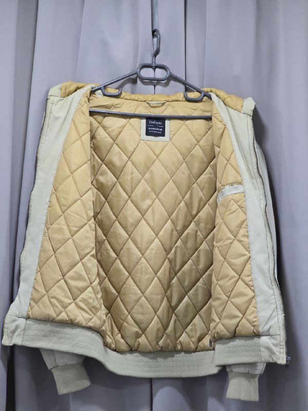 Куртка DeFacto мужская тёплая светло-бежево-оливковая L 3