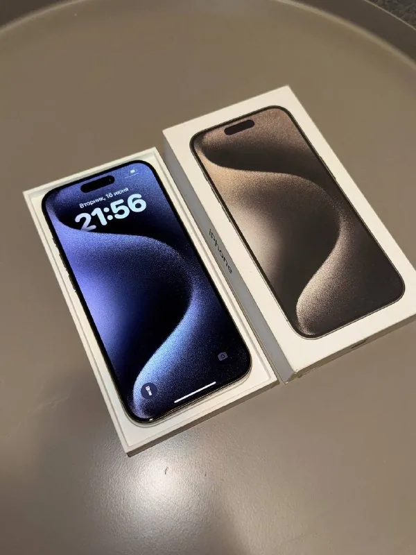 iPhone 15 Pro Natural Titanium 128GB 1