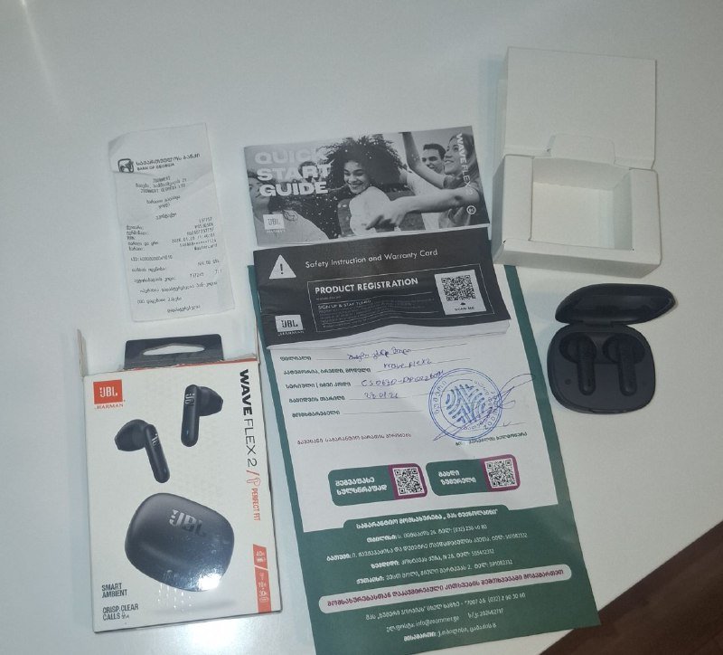 Наушники JBL Wave Flax 2 новые