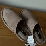 Замшевые мюли ZARA 1