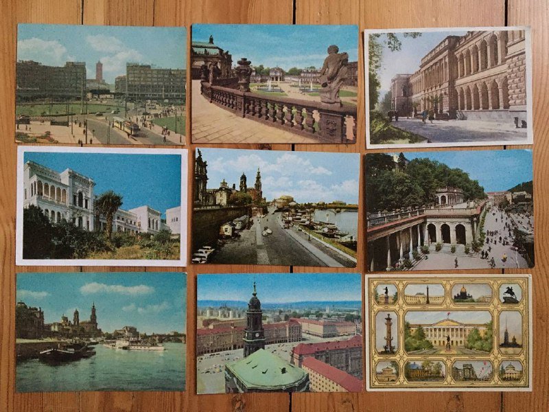 Винтажные открытки из Германии и СССР 1950-1960е годы