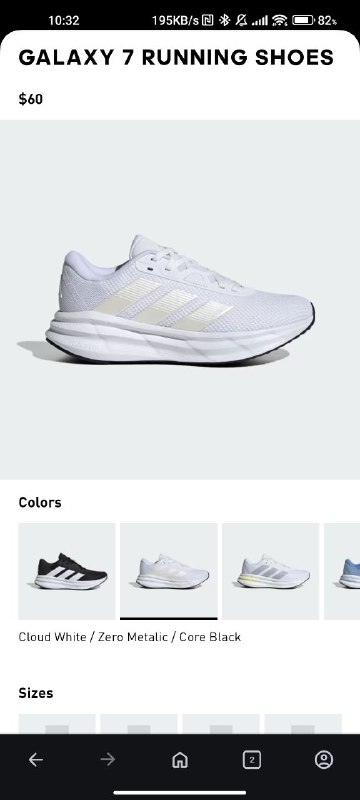 Беговые кроссовки Adidas Galaxy 7 W, Runfalcon 5 W, новые, 2 пары 4