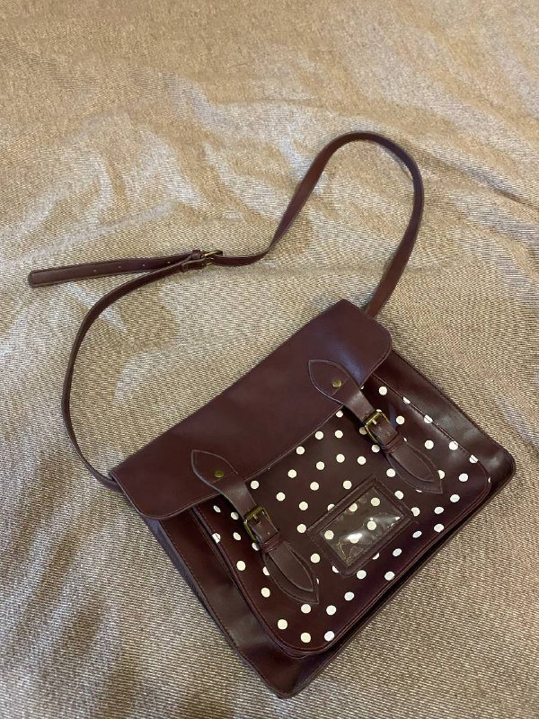 Бордовая сумка Cropp