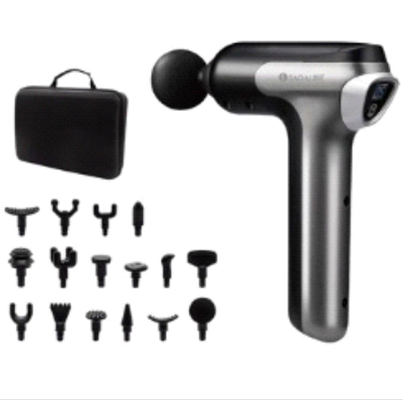 Перкуссионный массажер Sagaline с насадками