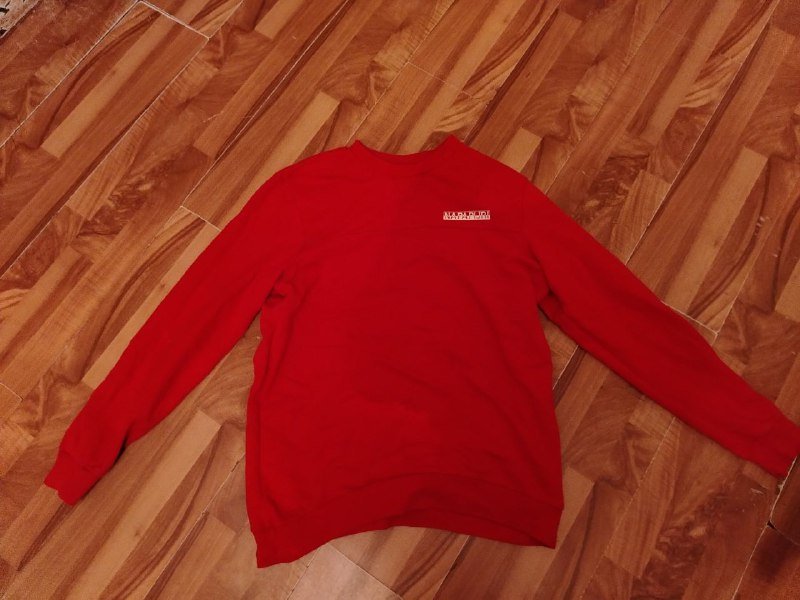 Napapijri red men's sweatshirt L 4