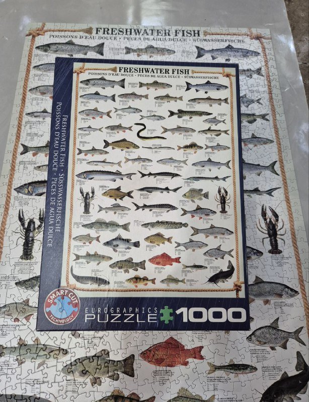 Пазл Eurographics Freshwater fish 1000 элементов