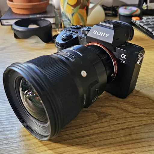 Камера Sony A7 III с объективом Sigma 24mm F1.4