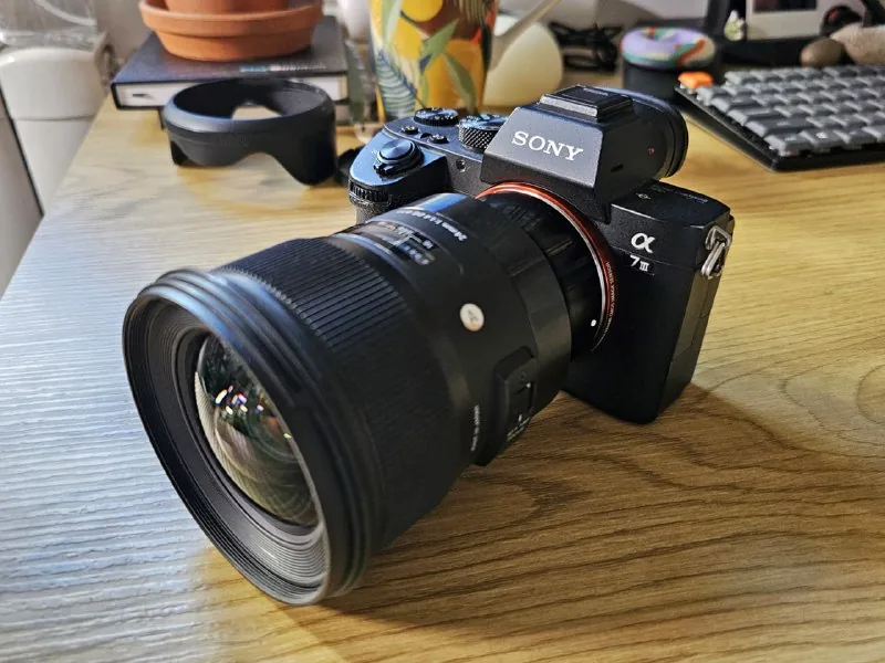 Камера Sony A7 III с объективом Sigma 24mm F1.4 1