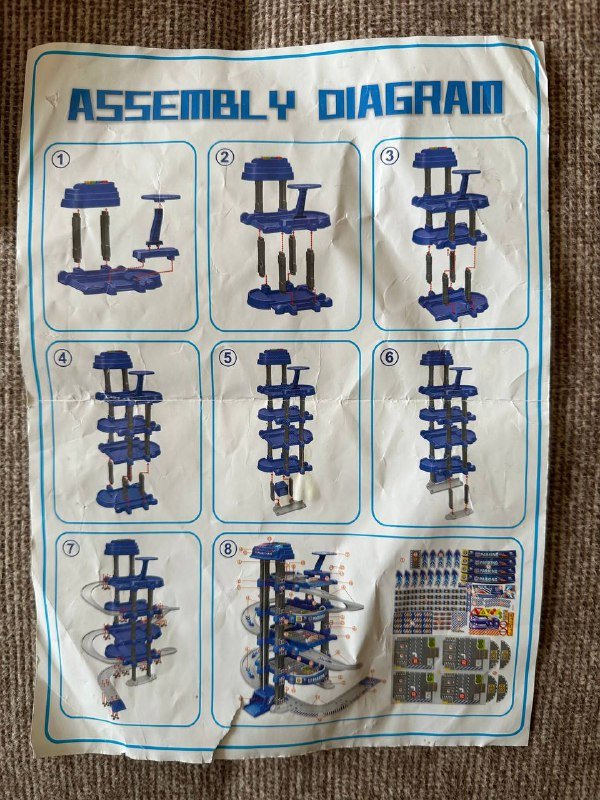 Многоуровневая парковка для машинок 3