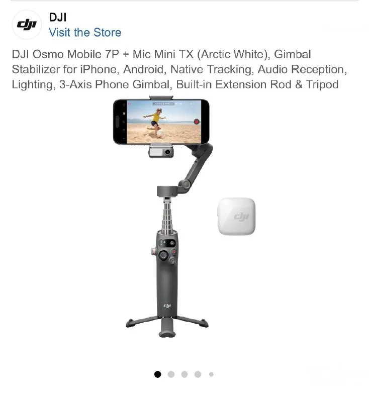 DJI Osmo Mobile 7P и DJI Mic Mini TX 1