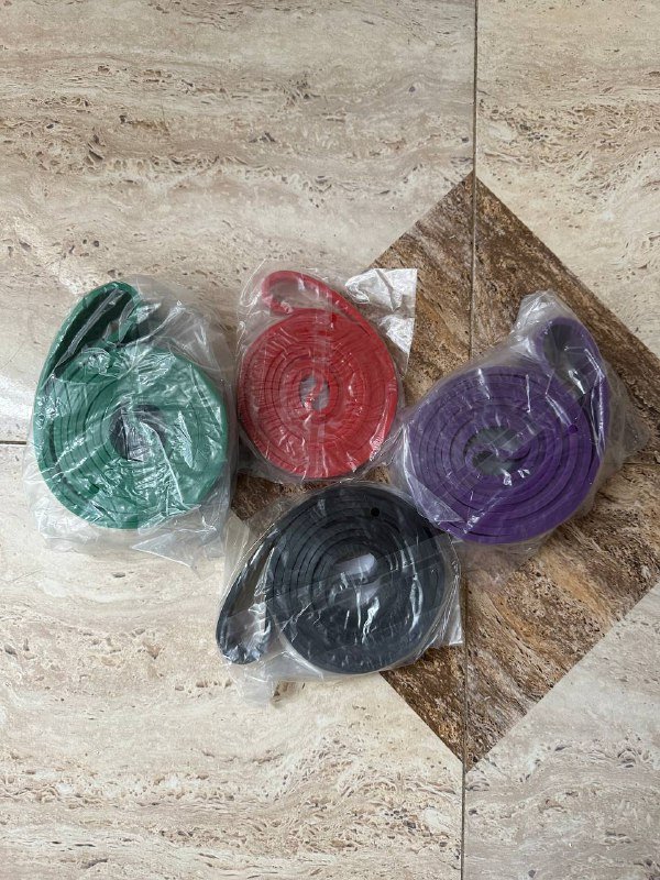 Набор фитнес резинок с 4 уровнями сопротивления 2