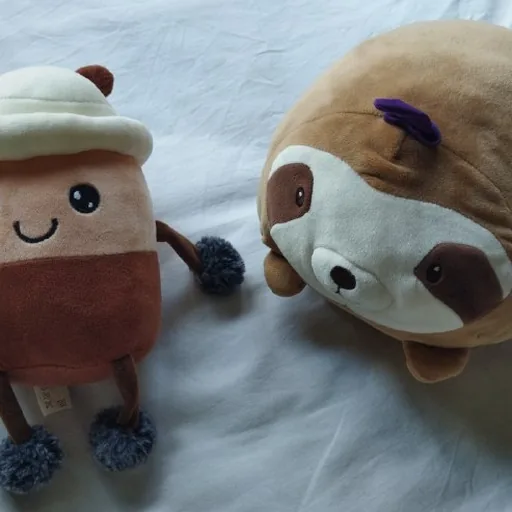 Разнообразные мягкие игрушки