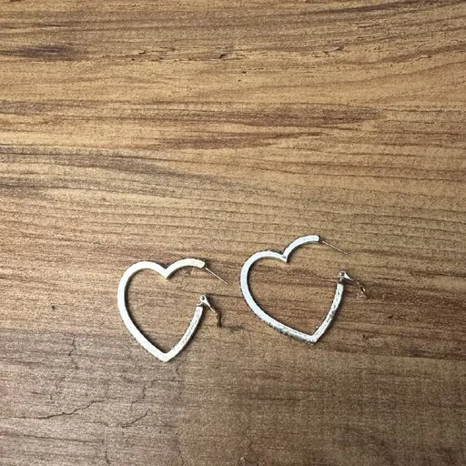 Серьги сердечки