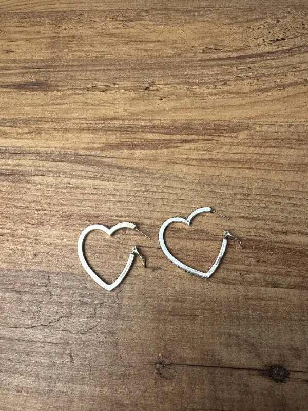 Серьги сердечки