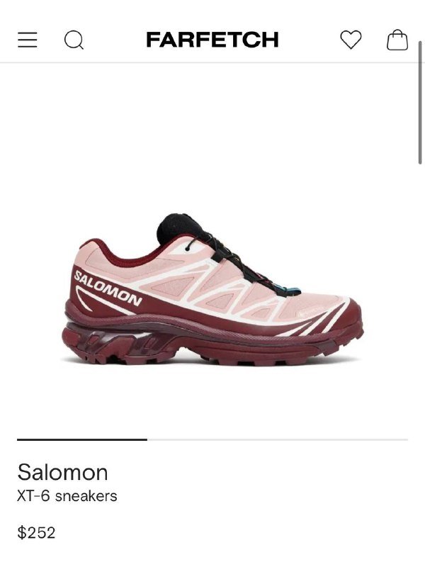 Кроссовки Salomon XT-6 GORE-TEX Unisex UK6 USA6.5 CM24.5