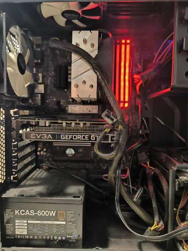 Персональный компьютер i5 6600, GTX 1660 Super, 32GB RAM, SSD512, монитор HP