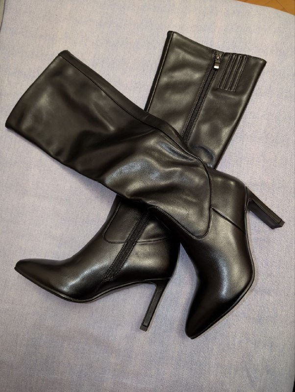 Сапоги женские новые черные размер 36 5
