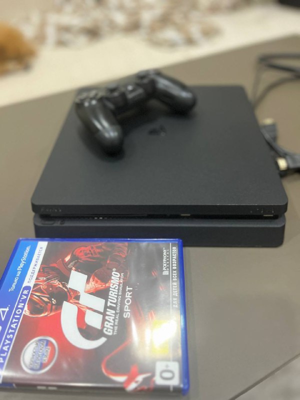 Sony PlayStation 4 slim 1tb, DualShock, игра Gran Turismo